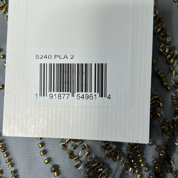 Mac Duggal 5240 NWT Long Sleeve Beaded Column Gown - Picture 14 of 14